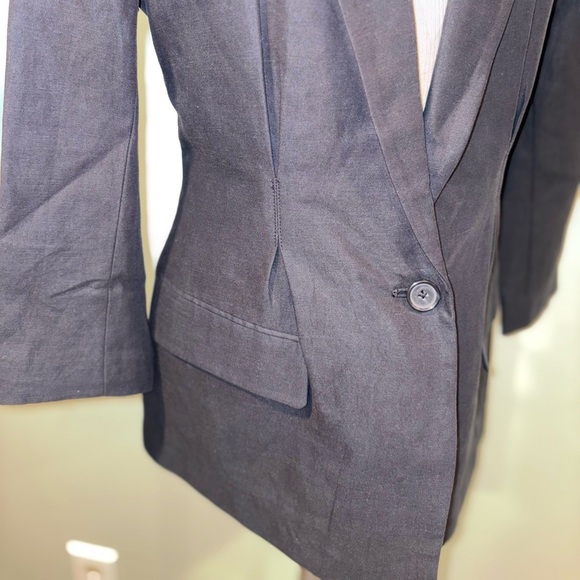 JOlE Lian Pleated Blazer Black - Picture 5 of 10